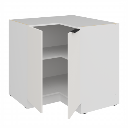 Szafka kuchenna narożna dolna 90 cm biała AURO